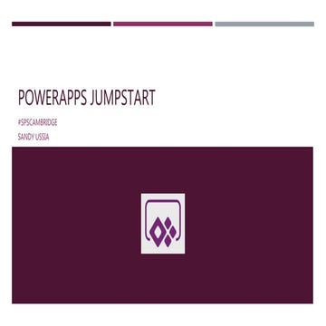 SPS Cambridge: PowerApps Jumpstart