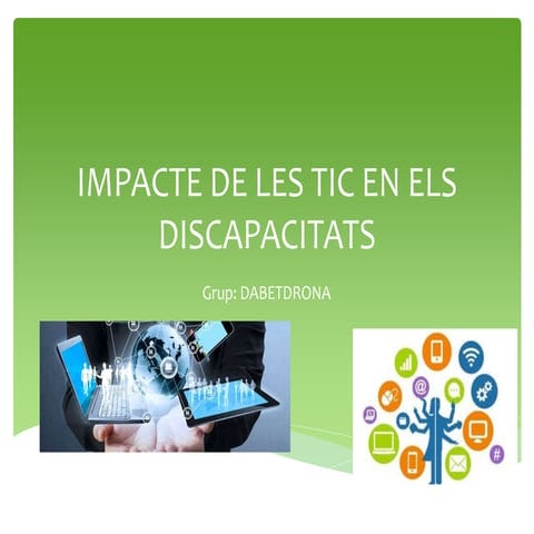 Presentació de competències TIC per discapacitats