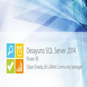 SQL Server 2014 - Power BI