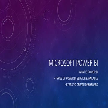 Introduction to power BI | PPTX