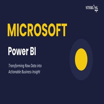 Microsoft Power BI Training – Master Data Analytics Fast | PDF
