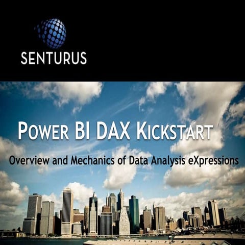 Power BI DAX Kickstart