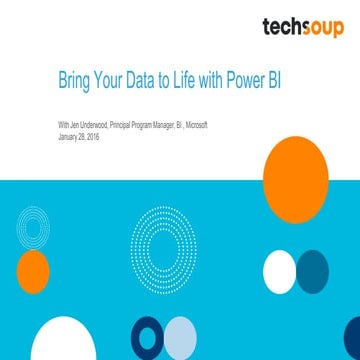 Webinar: Bring Your Data to Life with Power BI-2016-01-28