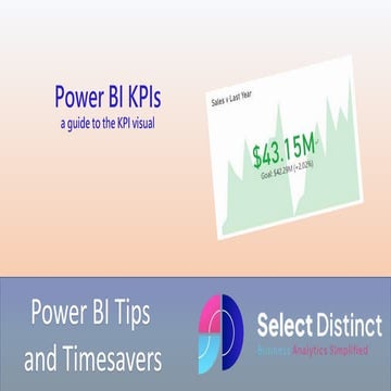 Power BI KPIs