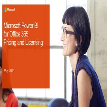 Microsoft Power BI for Office 365Pricing and Licensing