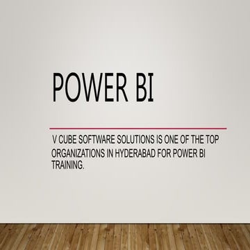 Power bi best course