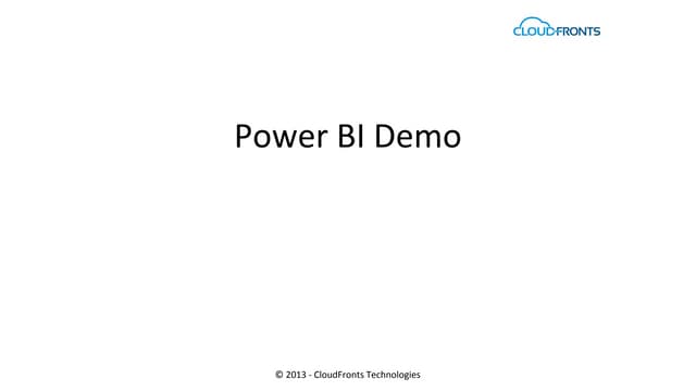 Introduction to Power BI