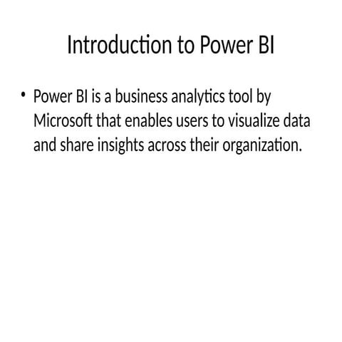 PowerBI_Presentation basic level interpretation