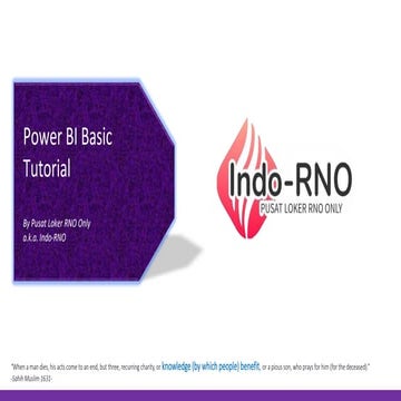 Power BI Tutorial for analysis optimasi network