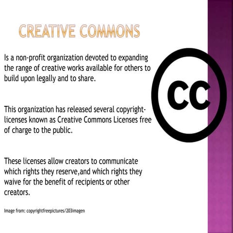 Tuttifruties. Creative Commons and Presentations