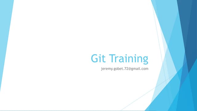 Git training