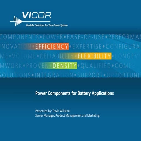 Power components for battery applications   webinar presentation