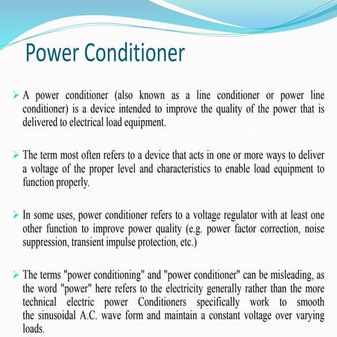 Power conditioner