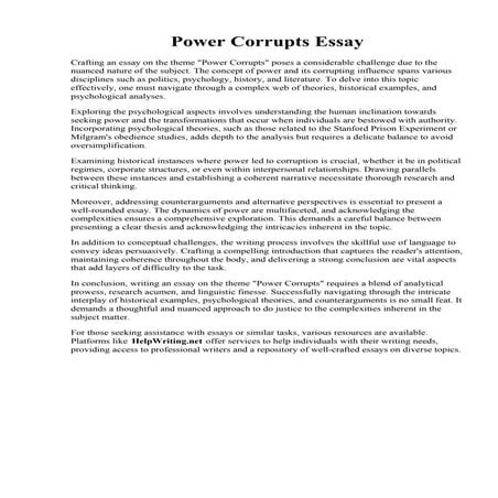 Power Corrupts Essay.pdf