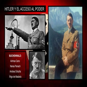 Hitler y su acceso al poder