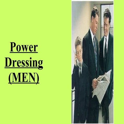 Power Dressing Men