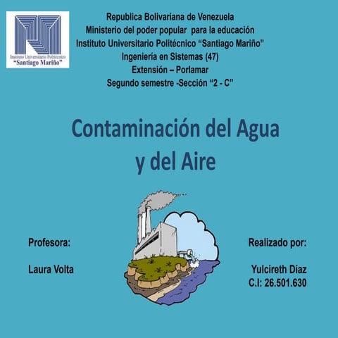 Contaminacion del Aire y el agua