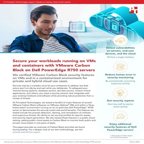 Power edge carbonblack-security-0322Secure your workloads running on VMs and ...