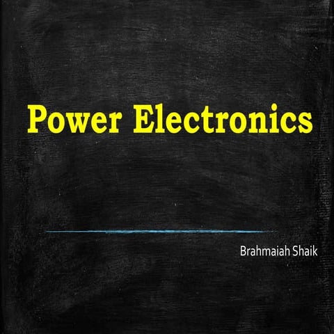 Power electronics