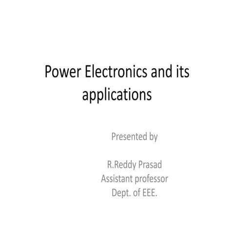 Power electronics and its applications.pptx