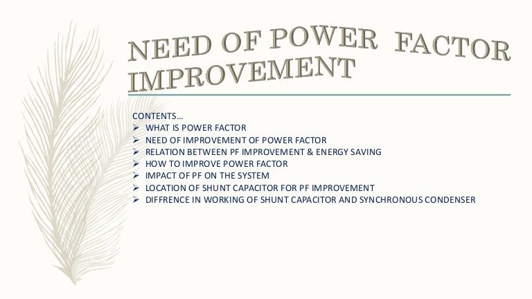 Power Factor Improvement In Industries
