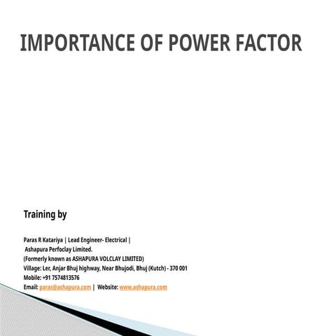 Power factor working principle & operationppt.pptx