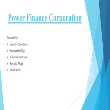 Power Finance corporation Code of Conduct and CSR | PPTX