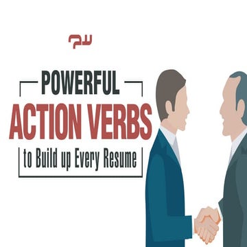 Powerful Action Verbs to Build Up Every Resume