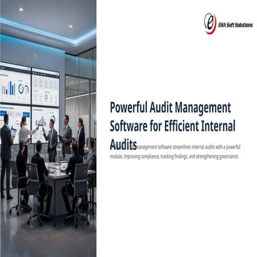 Best Internal Audit Software for Smarter Compliance Management | PPTX