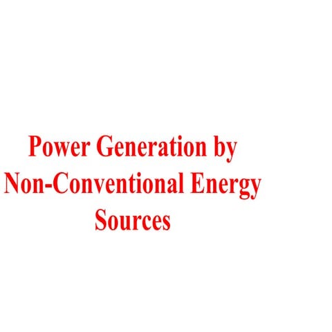 Power generation 
