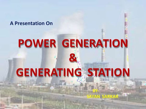 Power plant, Power Station and types of power plant | PPT