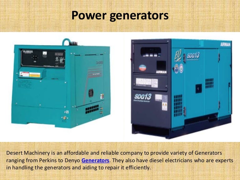 Power generators