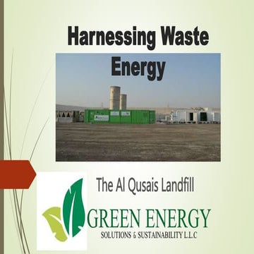 Power Gen ME presentation Harnessing Waste Energy
