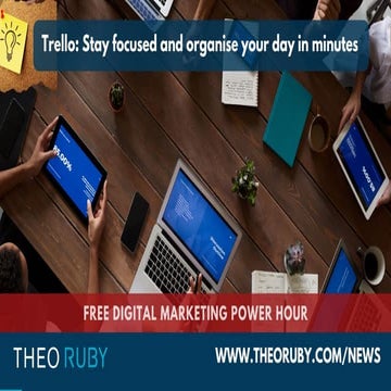 Power hour 9 | Trello - Stay focused and organise your day