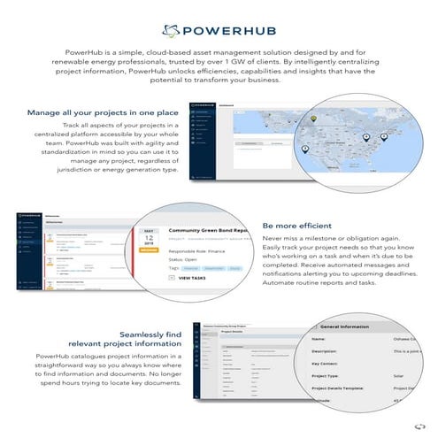 Power hub briefing note