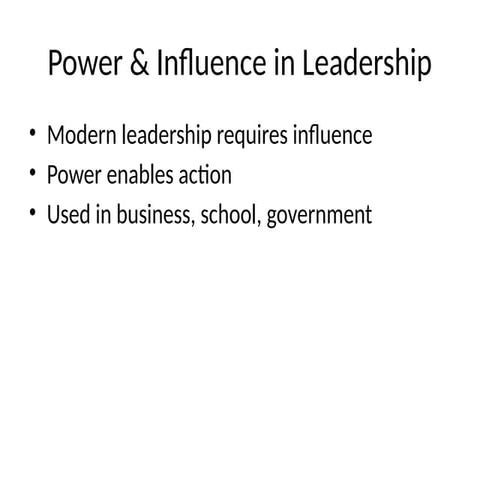 Nature of leadership | PPTX