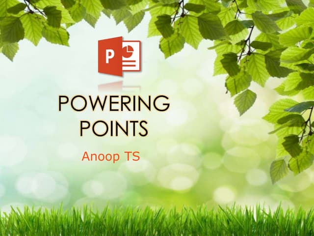 Powering points