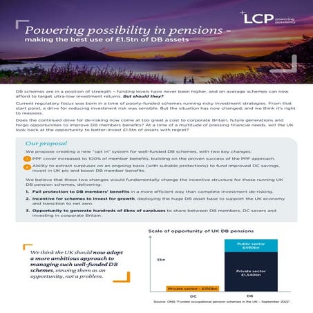 Powering possibilities in pensions