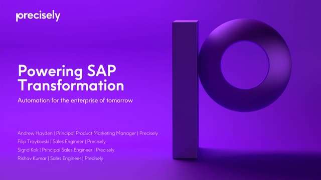 Powering SAP Transformation: Automation for the Enterprise of Tomorrow.pdf