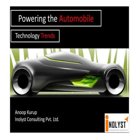 Powering the automobile