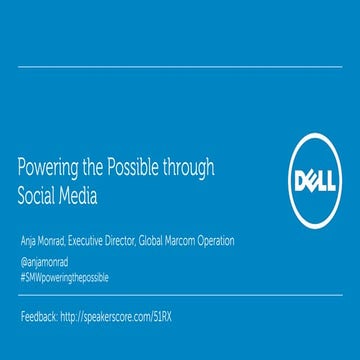 Powering the Possible through Social Media