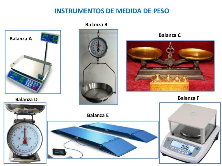 Instrumentos de medida de peso Instrumentos de medida de peso