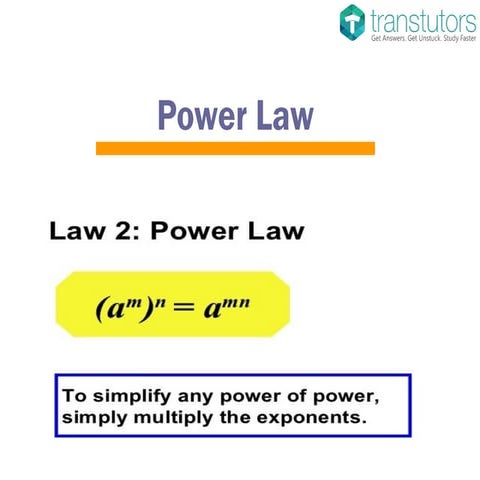 Power Law | Statistics