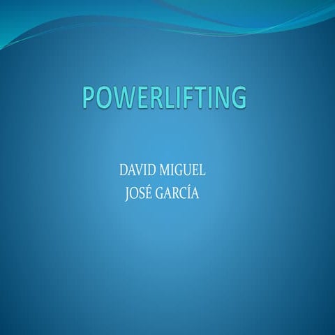 Powerlifting | PPTX