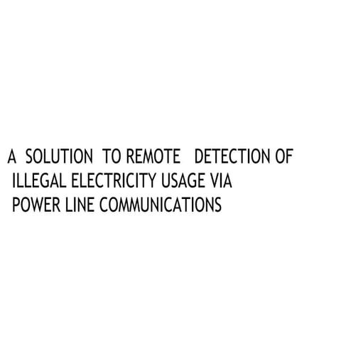 Powerlinecommunicatin ppt