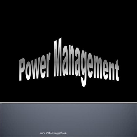 Powermanagement