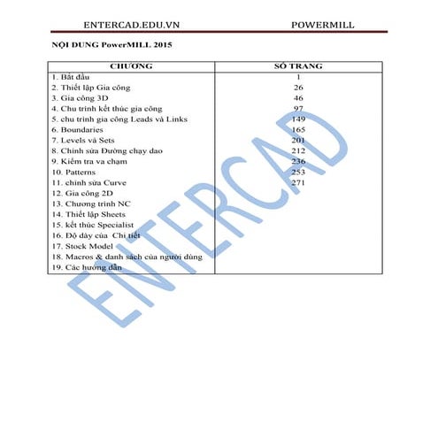 Hướng dẫn lập trình cơ bản Powermill 2015
