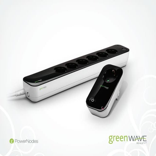 Greenwave 6 plugs strip Z-Wave Power node manual english | PDF