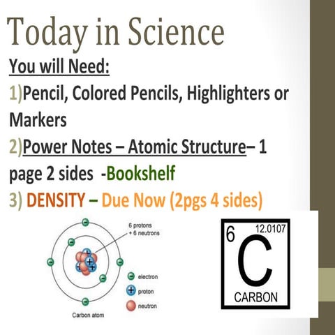 Power Notes   Atomic Structure-Day 1