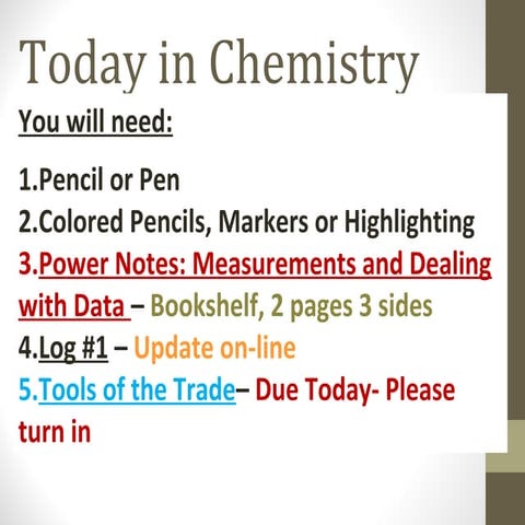 Power Notes   Measurements and Dealing with Data